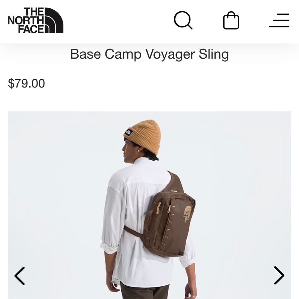 The North Face sling bag